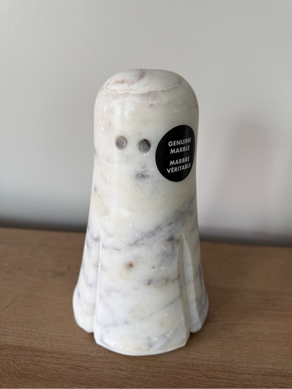 Large marble ghost fall decor